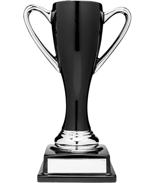 CC2050C-BK, Black and Silver Cup image 0