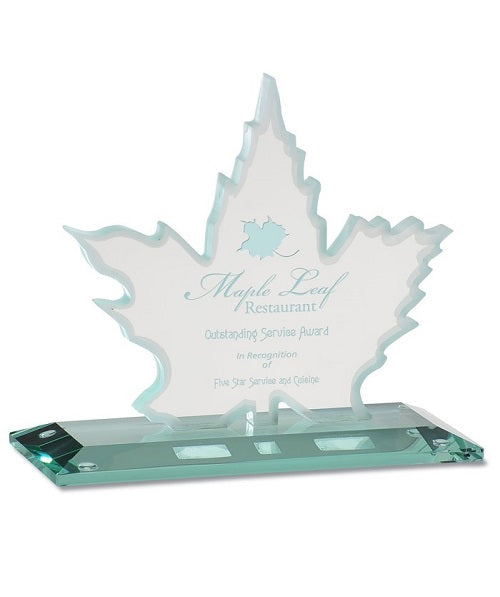 GL00299, Maple Leaf Glass (6.25-7.75") image 0
