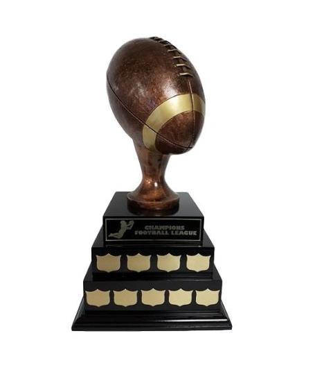 FF22, 3 Tier Fantasy Football Trophy 18" image 0
