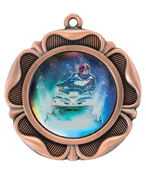 MH00002, Clover Medal 1.5" - Antique Bronze image