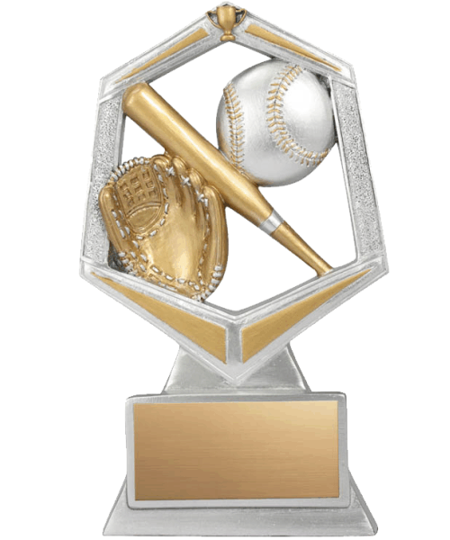 XRA502, Silver and Gold Baseball image 0