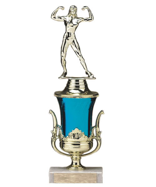 Cup on Marble - 11.5" Blue image