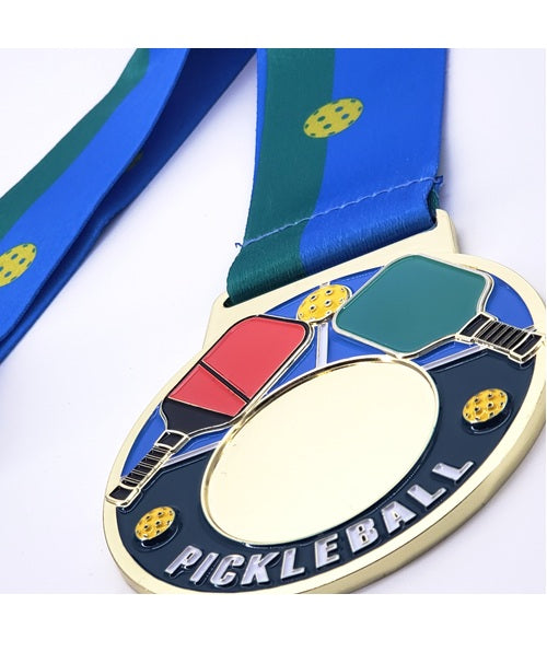 MT-76 Pickleball Medal 3" x 3mm image 3