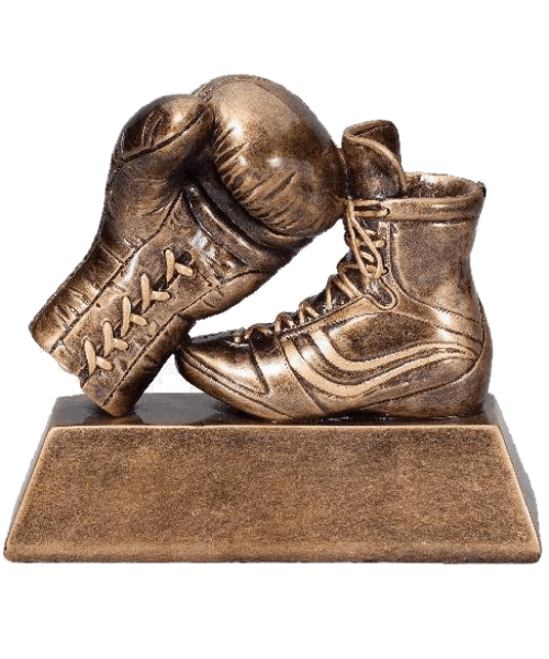 RF1330B, Gold Boxing Glove and Boot image 0