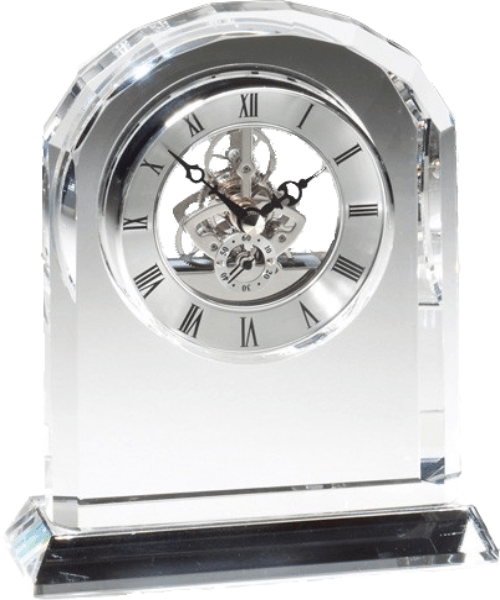 CRY260, Crystal Clock 6.75" image 0