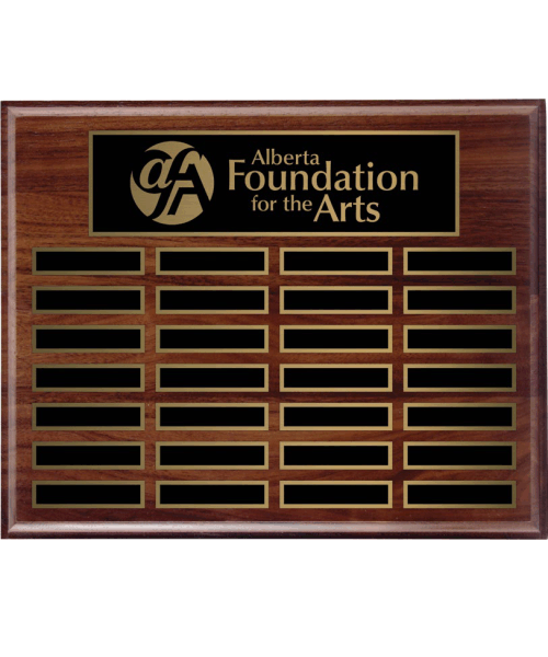 112400A, Walnut Annual Plaque image 0