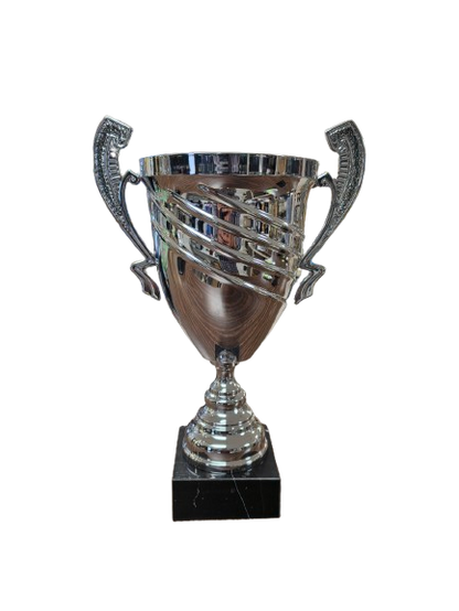 Stadium Silver Trophy Cup 16"