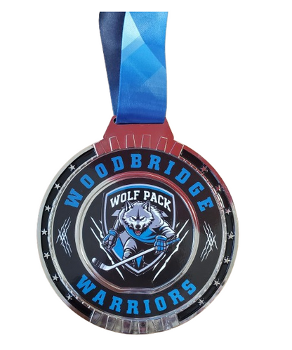 MT-77 Gladiator Medal 6.5" - Silver image