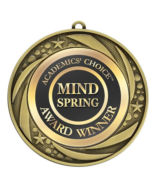MH00023, Aqua Medal 2.75" image 0