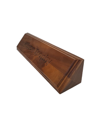 Walnut Desk Sign 2x8" image 0