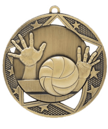 MSS617, Galaxy Volleyball 2.75" image 0