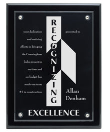 Regency Plaque (Black or Rosewood) image 1