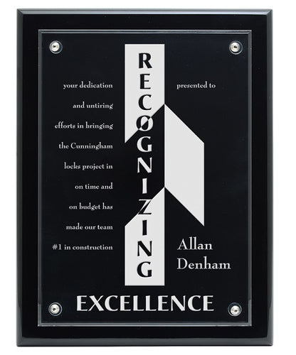 Regency Plaque (Black or Rosewood) image 1