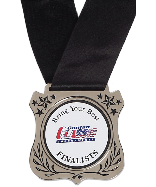 MT-50 Shield Medallion, 2.75" - Silver image