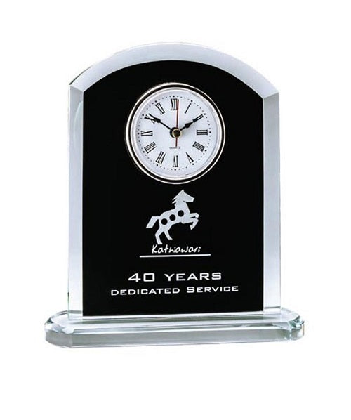 GLCK1955, Polished Mantle Clock 7" image 0