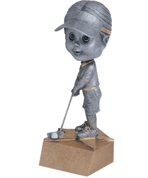 BH547, Bobble Head Golfer (M/F) - 5.75" Female image