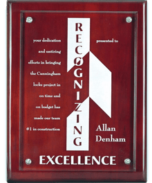 Regency Plaque (Black or Rosewood) image 0