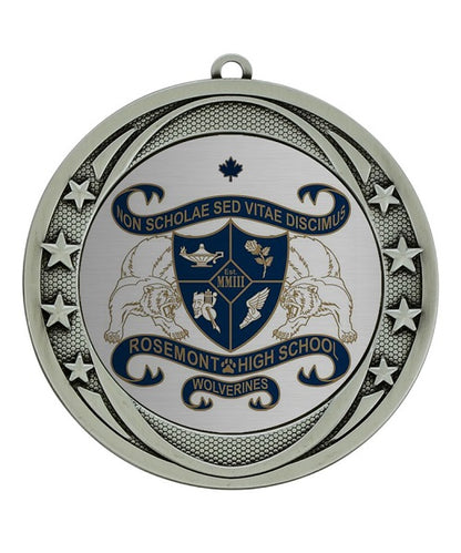 MH00022, Orbit Medal 2.75" - Antique Silver image