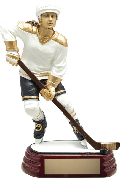RF00645FC, White With Gold Hockey - 6" Female image