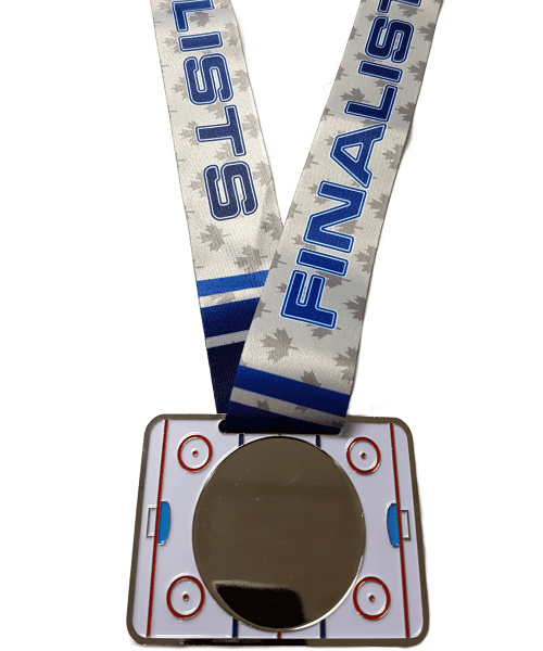 MT-52 Rink Series Medallion, 3.5" - Finalists Silver image