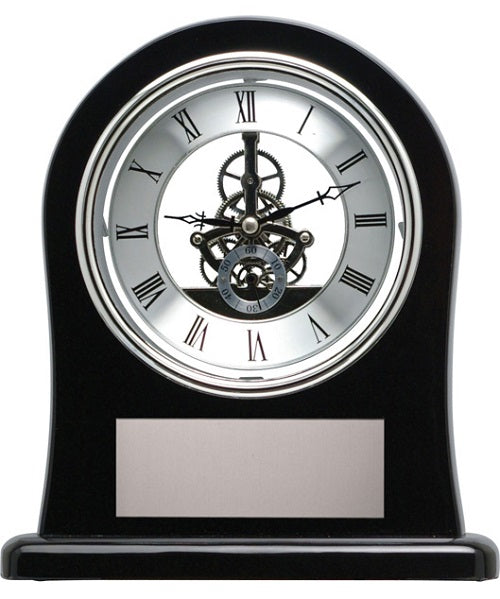 GI00092K, Black Skeleton Clock 10.5" image 0