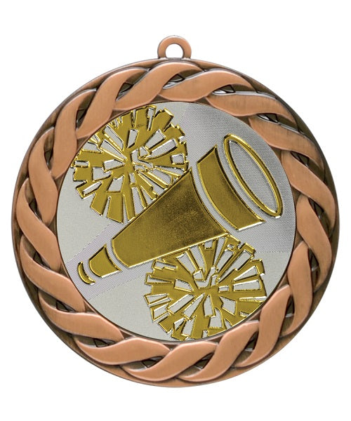 MH00029, Lattice Medal 2.75" - Antique Bronze image