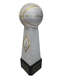 Conqueror Silver Basketball Resin (2 sizes) image 0