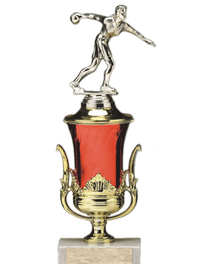 Cup on Marble - 11.5" Red image