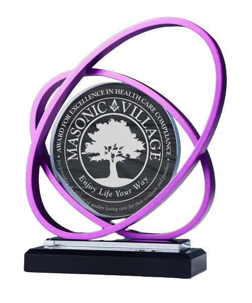 8" Saturn Glass (5 COLORS) - Amethyst image