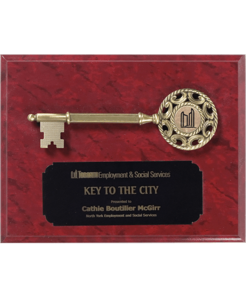 1208-12, Golden Key Plaque image 0
