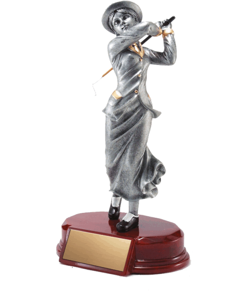 RFC947, Old Fashioned Golfer (M/F) - 10" Female image