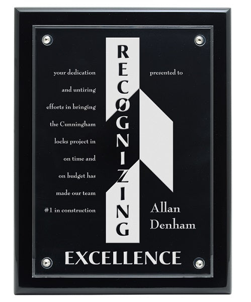 Regency Plaque (Black or Rosewood) - 8x10" Black image