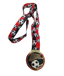 MT-73 Soccer Medal, 2.5" x 3mm image 0