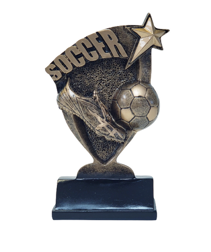 Hero Soccer Resin, 6" image 1