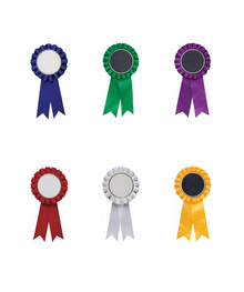 Rosette Ribbons, 3 x 6.5" image 0