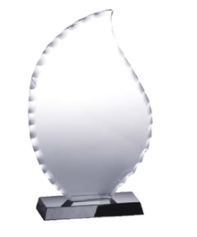 Iceberg Flame Glass Award 10" image 0