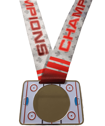 MT-52 Rink Series Medallion, 3.5" - Champions Gold image