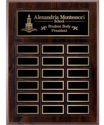 113100A, Cherrywood Annual Plaque - 12 x 15.75" image