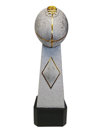 Conqueror Silver Football Resin (2 sizes) image 1
