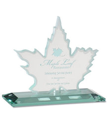 GL00299, Maple Leaf Glass (6.25-7.75") image 0