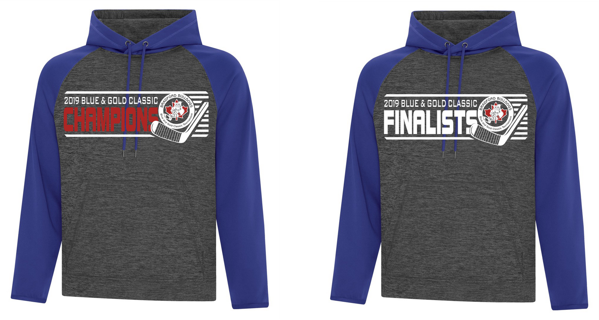 Hockey Hoodie (Blue) - Adult Bradford image 0