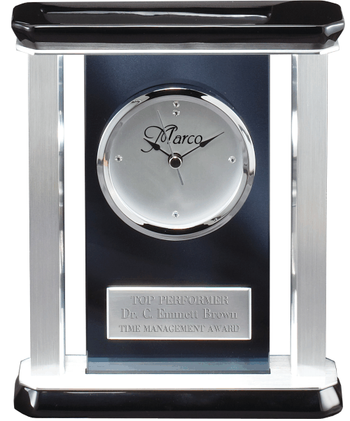 Smoked Glass Clock image 0