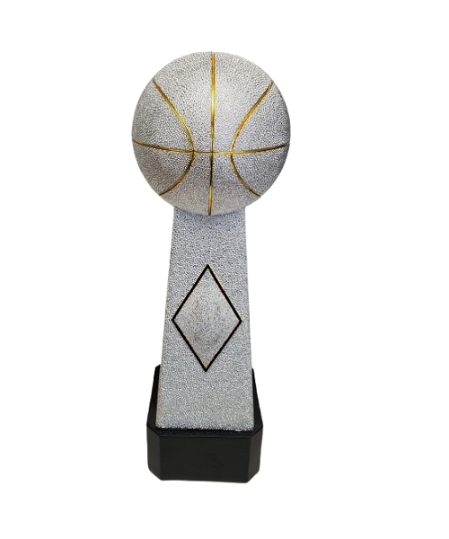 Conqueror Silver Basketball Resin (2 sizes) image 1