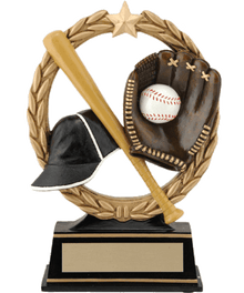 RF03021FC, Wreath Baseball image 0
