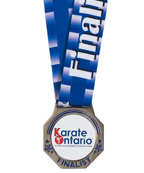 MT-51 Octagon Series Medallion, 2.75" - Finalist Silver image
