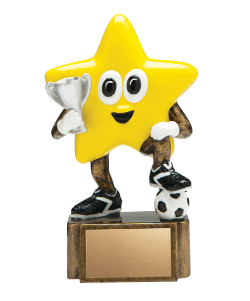 3108-12, Yellow Soccer Star image 0