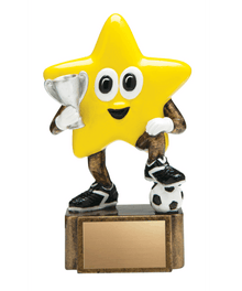 3108-12, Yellow Soccer Star image 0