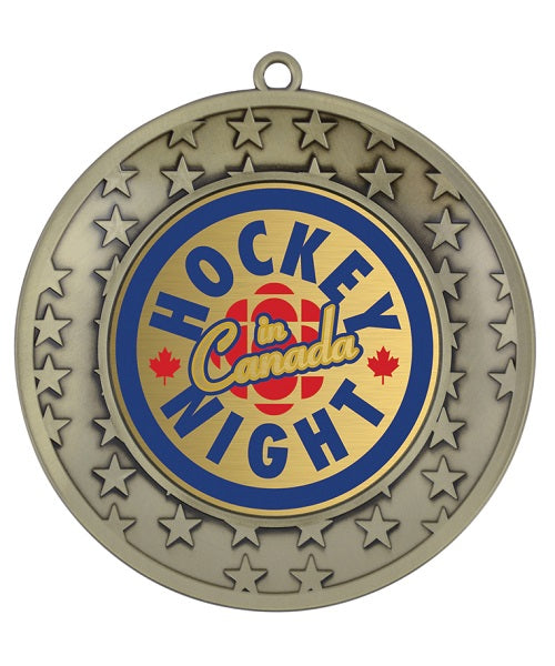 MH43373, Star Eclipse Medal 3.25" - Antique Gold image