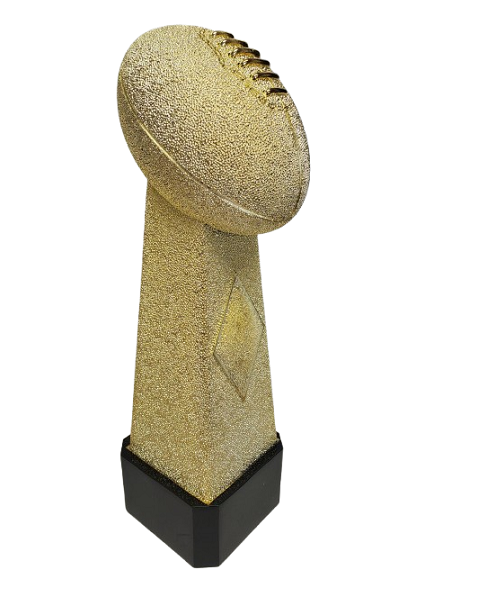 Conqueror Gold Football Resin (2 sizes) image 1