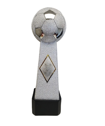 Conqueror Silver Soccer Resin (2 sizes) image 1